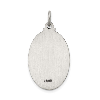 Sterling Silver Antiqued Our Lady of Guadalupe Medal