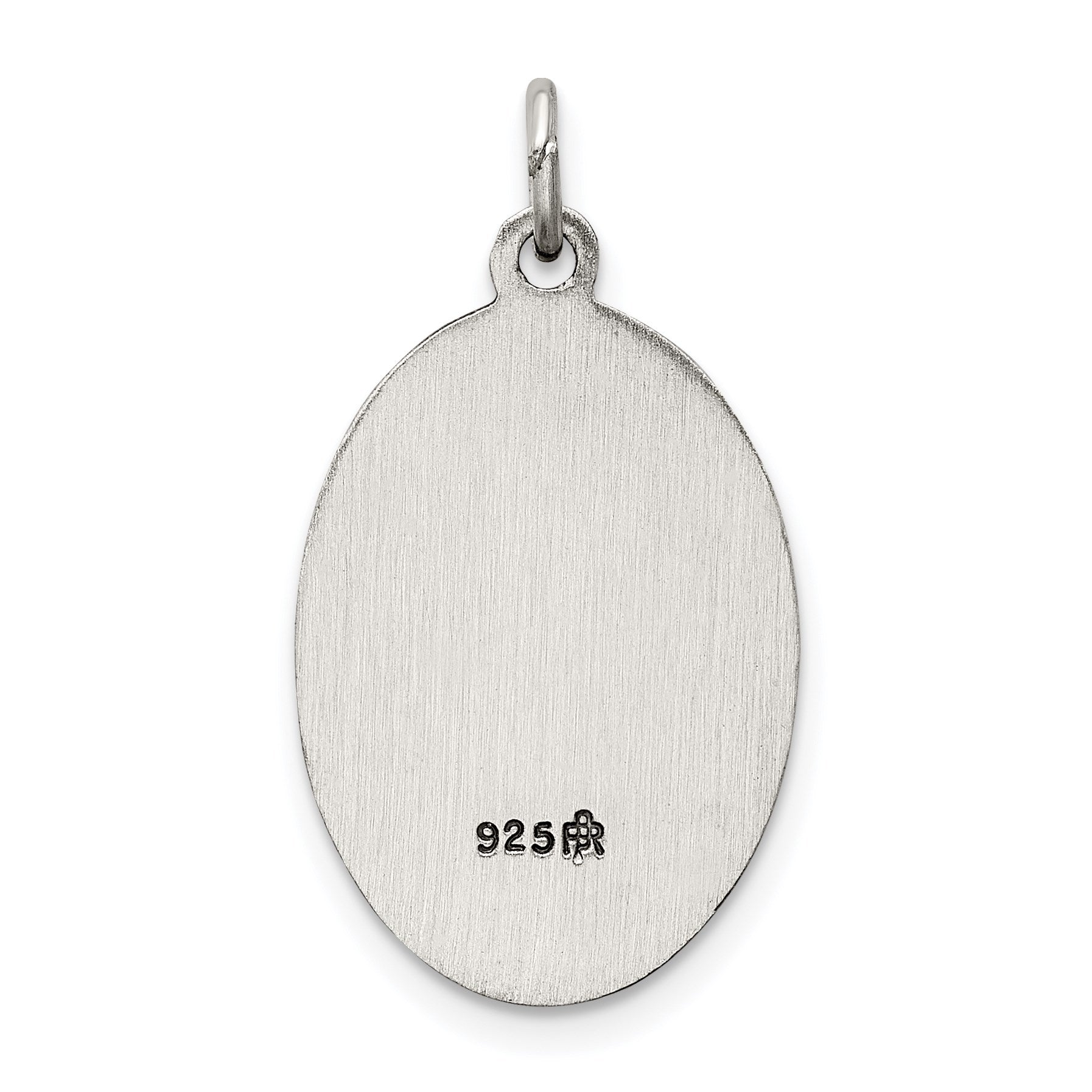 Sterling Silver Antiqued Our Lady of Mt.Carmel Medal
