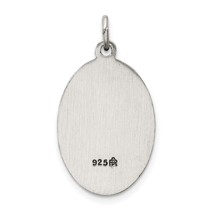 Sterling Silver Antiqued Our Lady of Mt.Carmel Medal