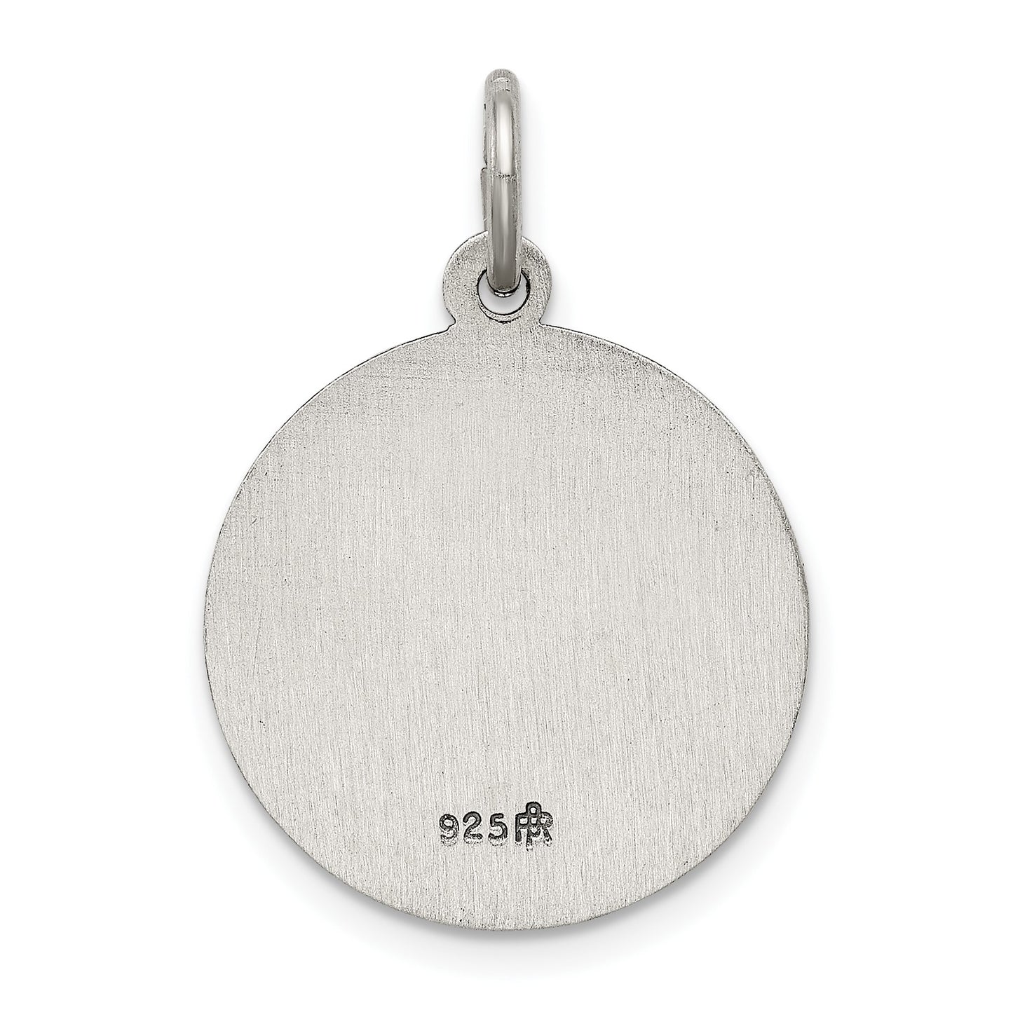 Sterling Silver Antiqued Saint Lucy Medal