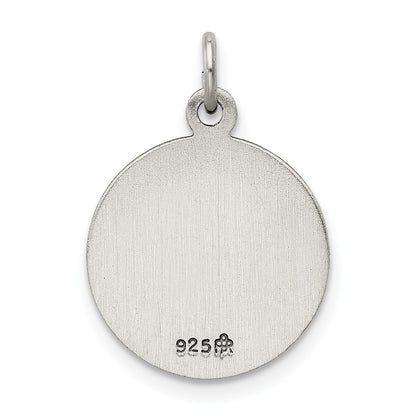 Sterling Silver Antiqued Saint Florian Medal