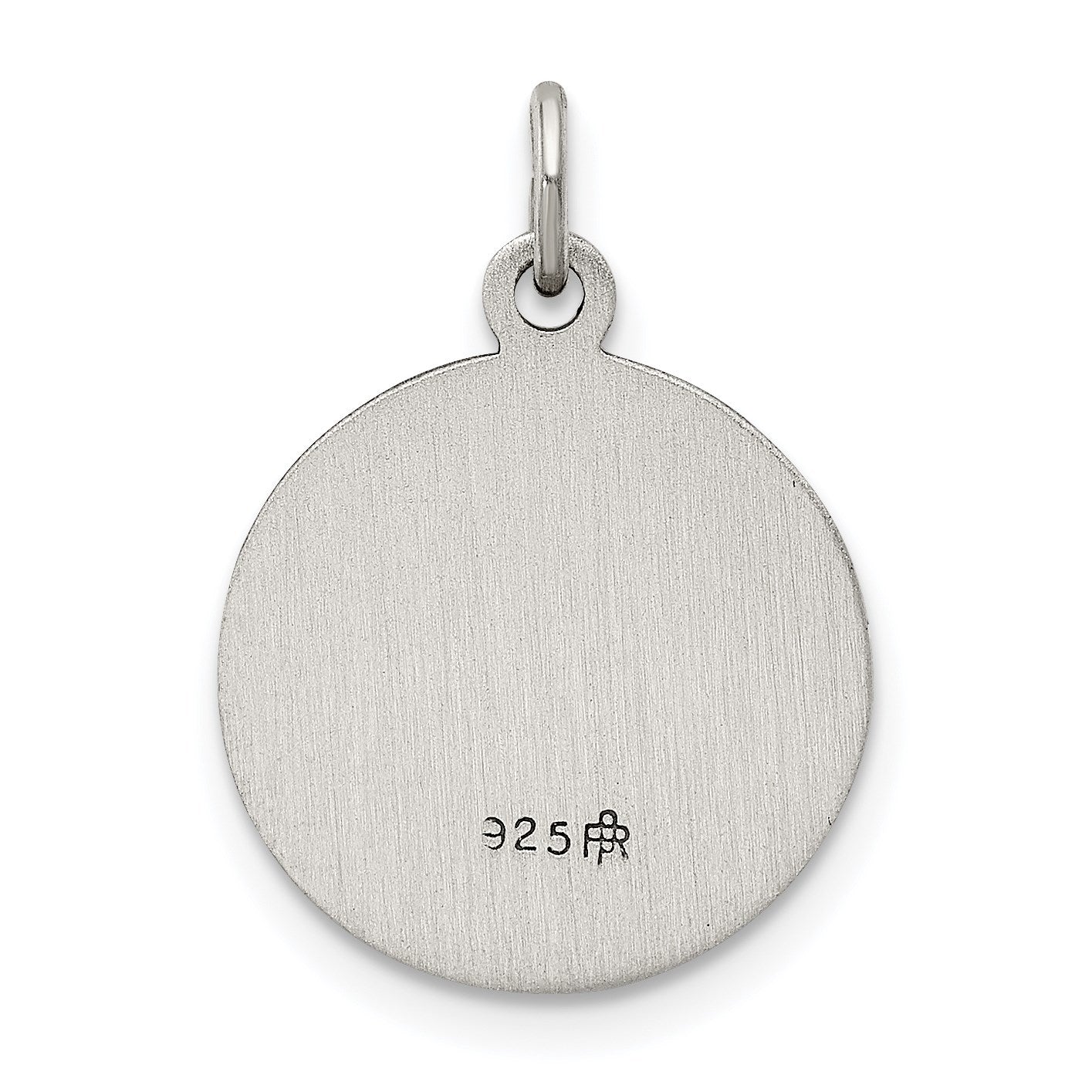 Sterling Silver Antiqued Saint Gerard Medal