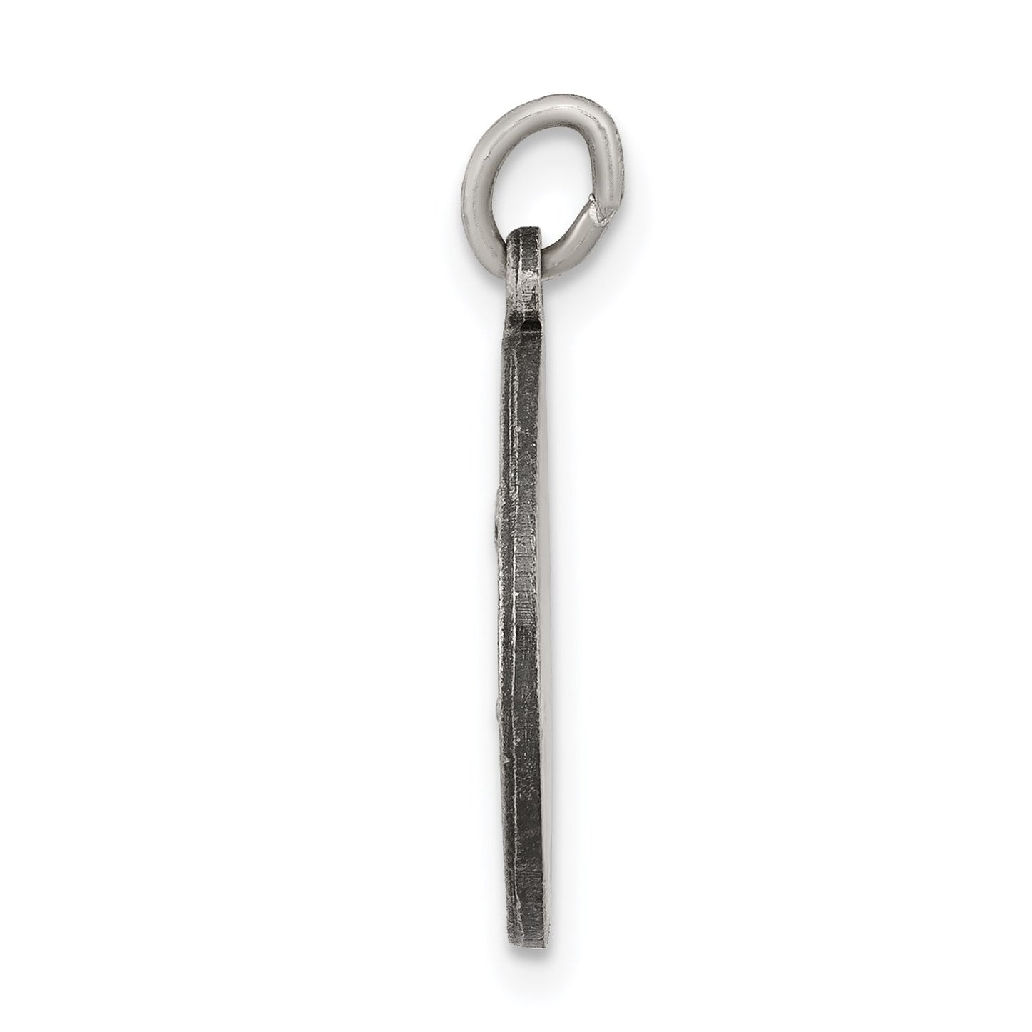 Sterling Silver Antiqued Saint Matthew Medal
