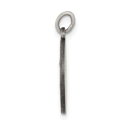 Sterling Silver Antiqued Saint Matthew Medal