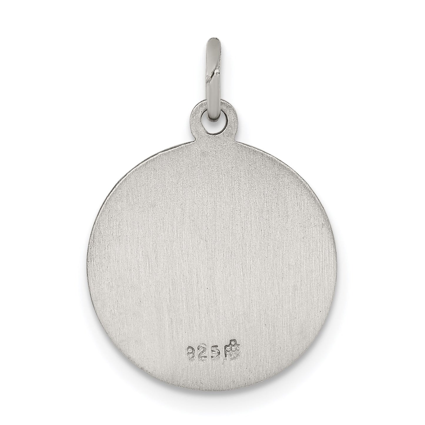 Sterling Silver Antiqued Saint Matthew Medal