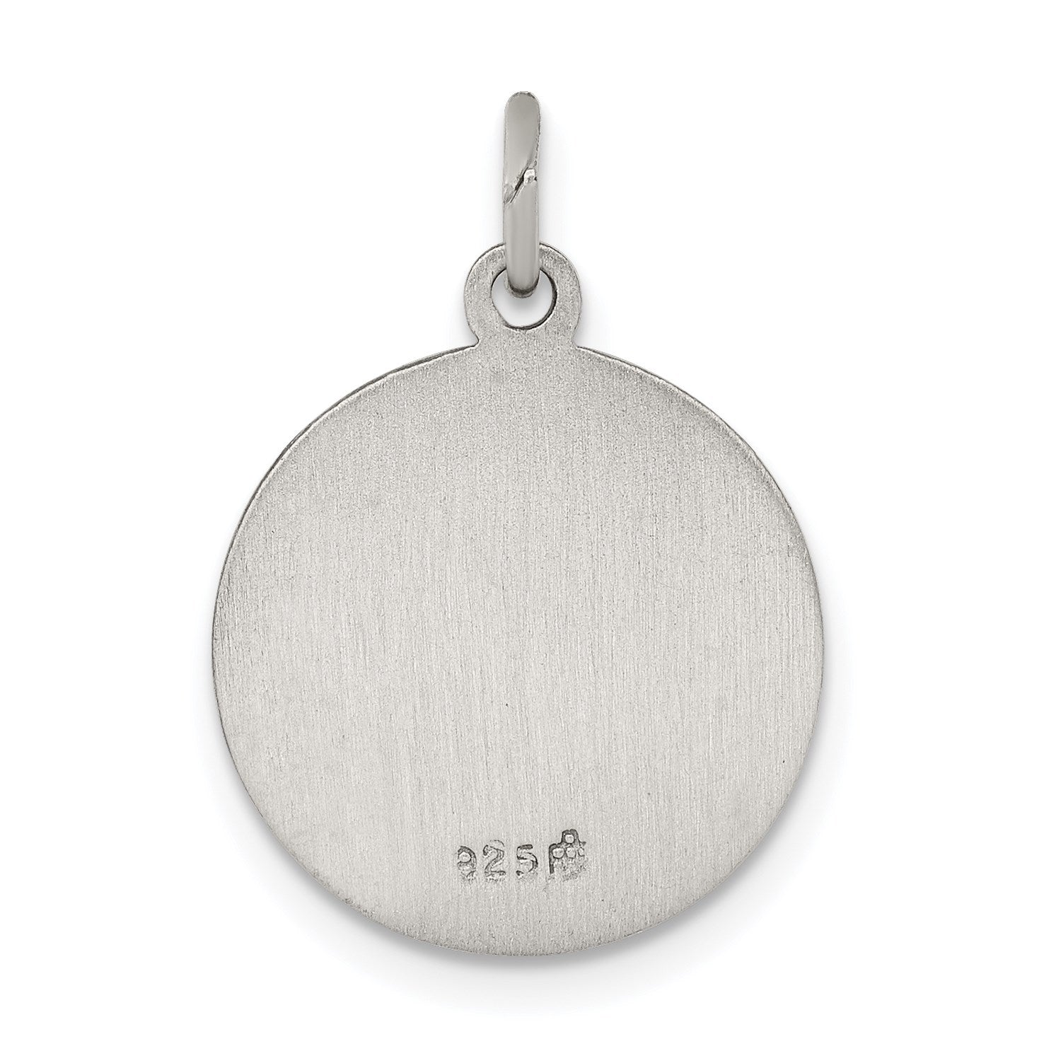 Sterling Silver Antiqued Saint Matthew Medal