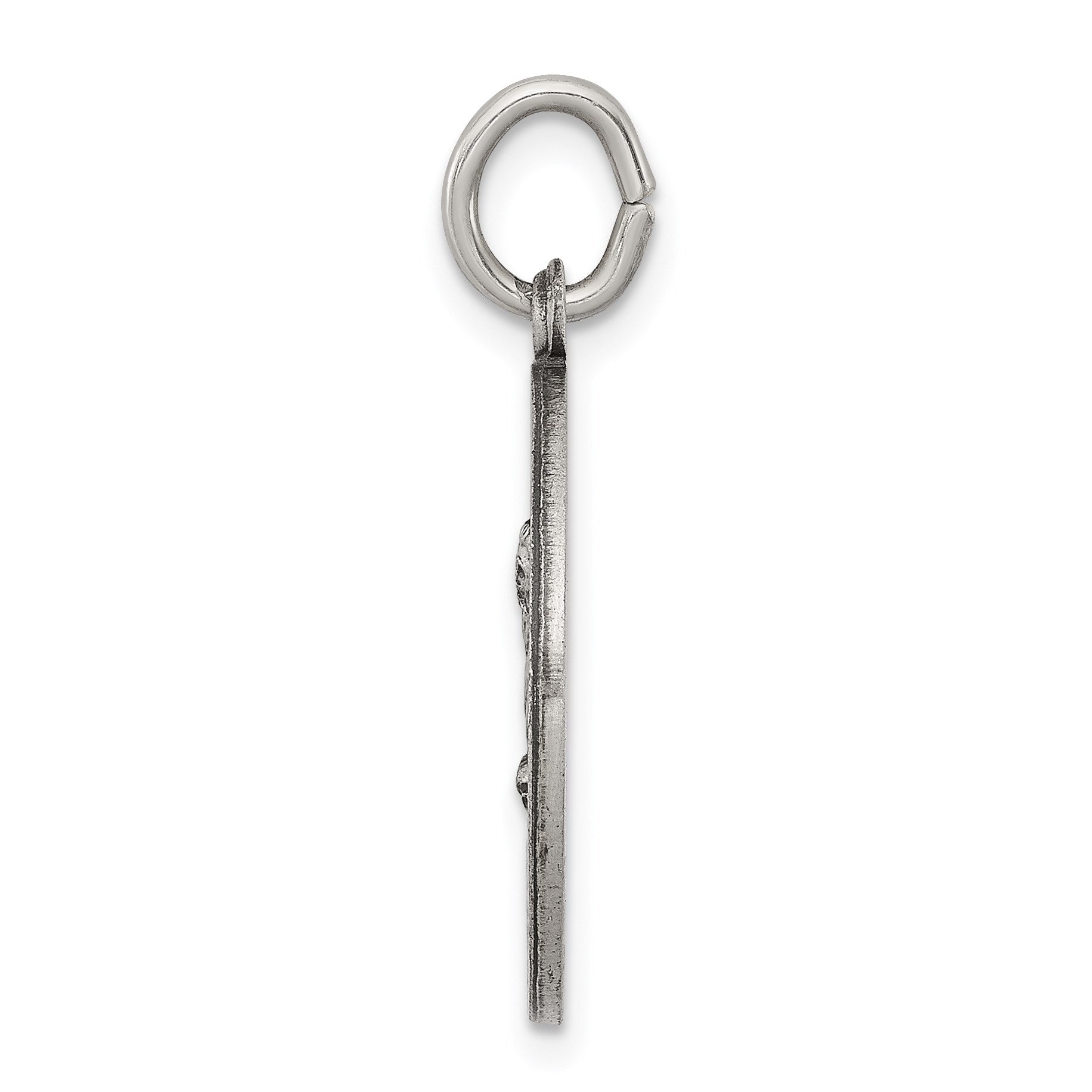 Sterling Silver Antiqued Saint Matthew Medal
