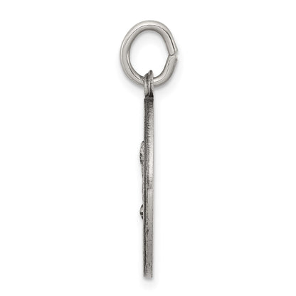 Sterling Silver Antiqued Saint Matthew Medal