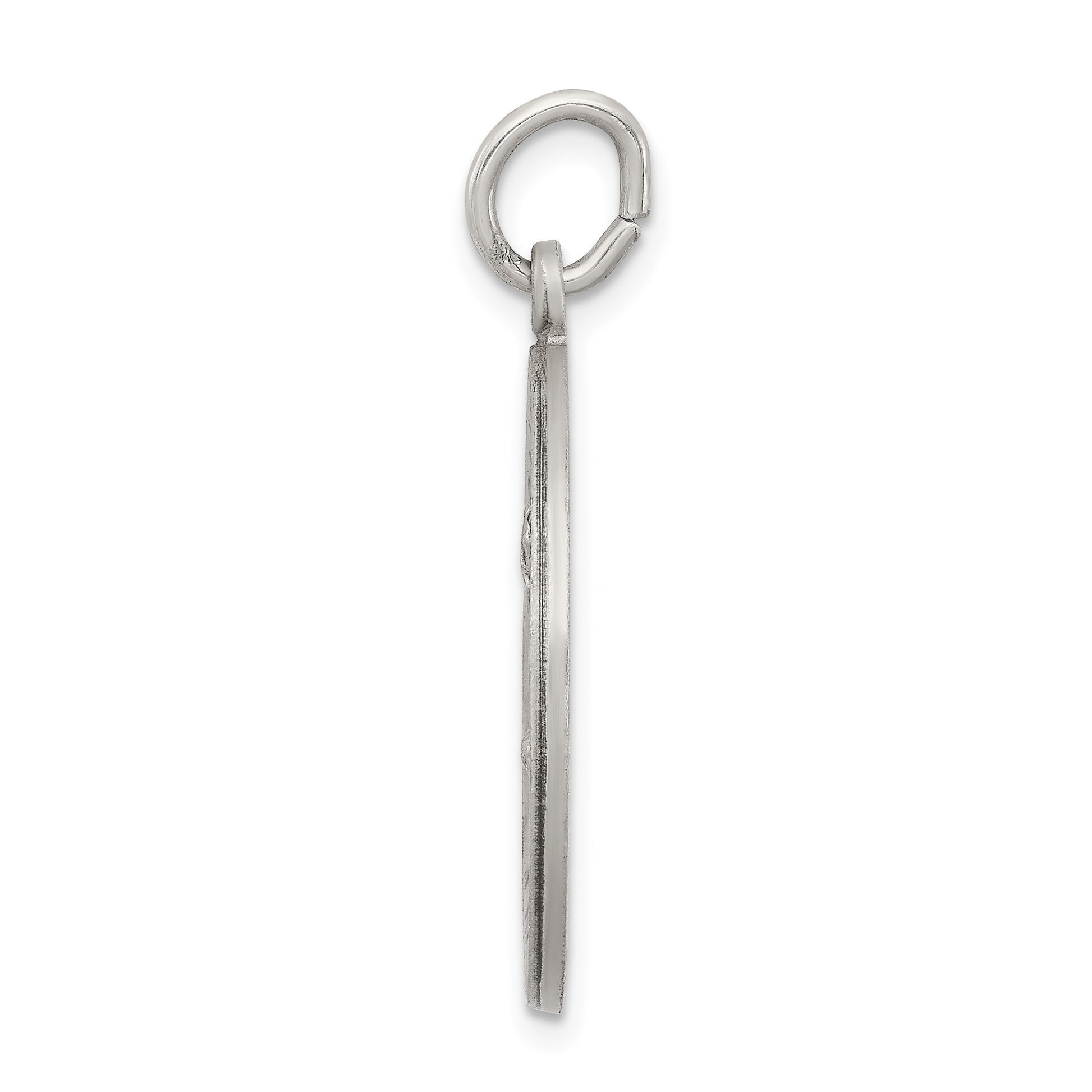 Sterling Silver Antiqued Saint Matthew Medal