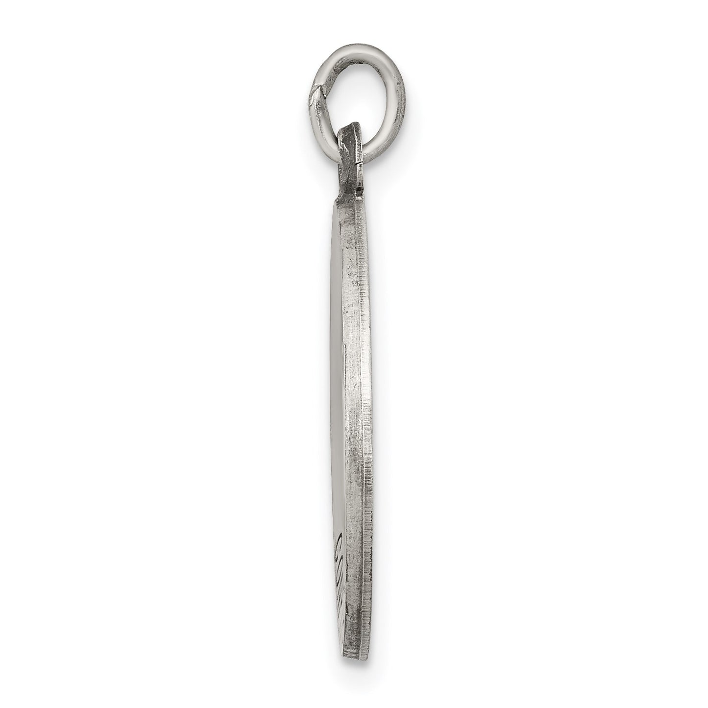 Sterling Silver Antiqued Confirmation Medal