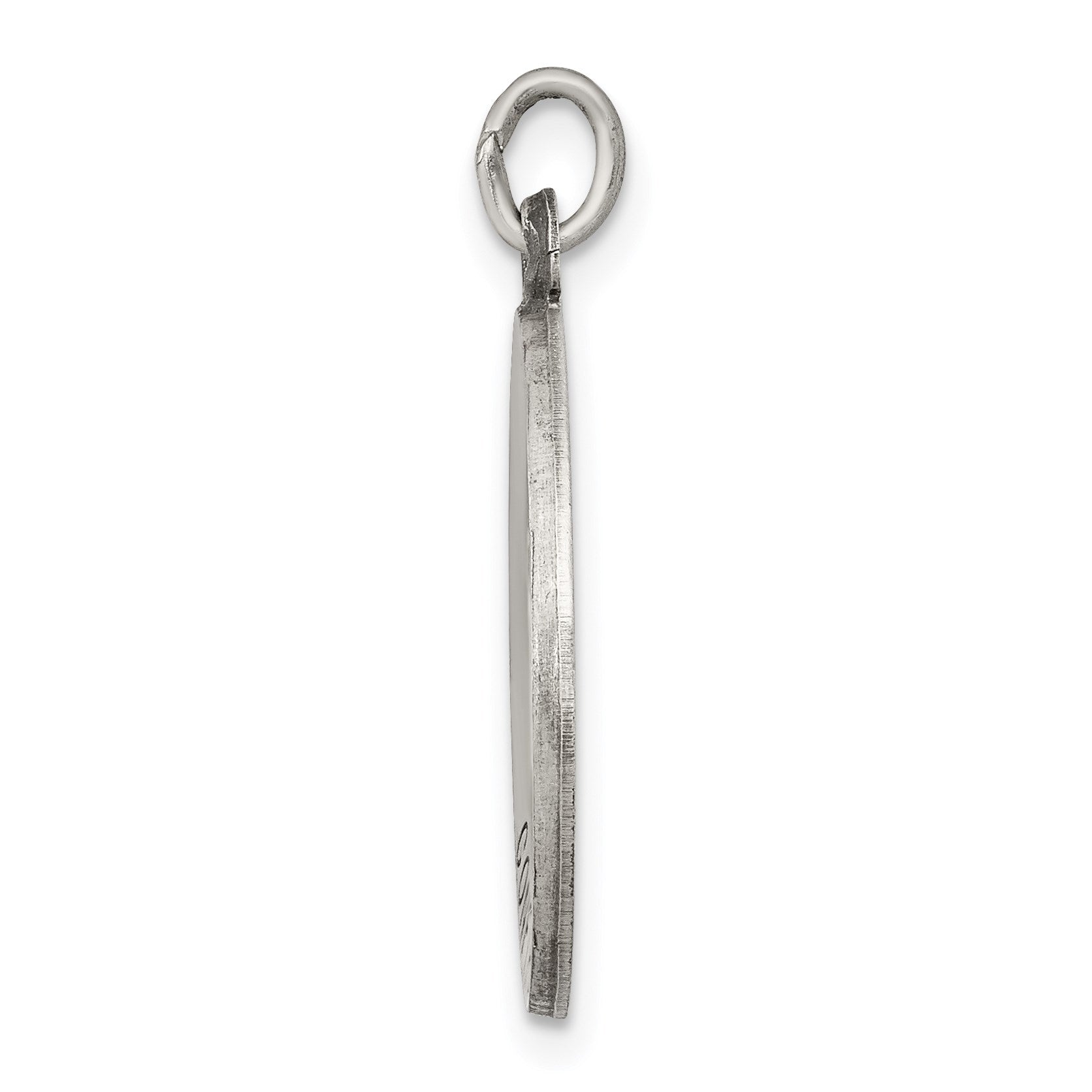 Sterling Silver Antiqued Confirmation Medal