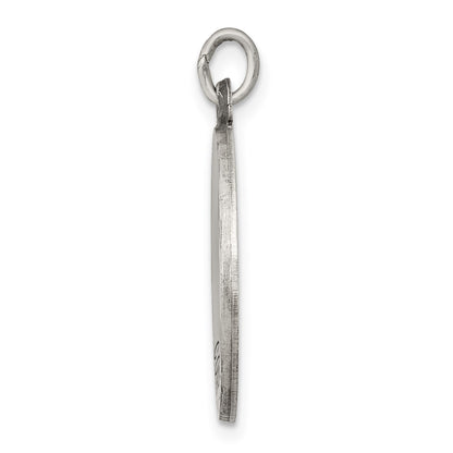 Sterling Silver Antiqued Confirmation Medal