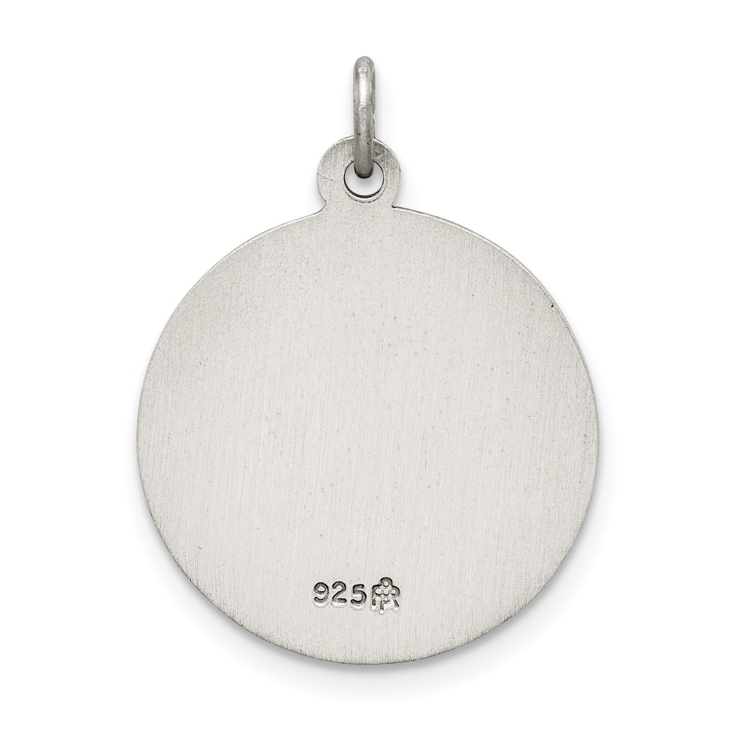 Sterling Silver Antiqued Confirmation Medal
