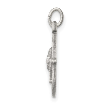 Sterling Silver Antiqued Holy Spirit Medal