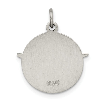 Sterling Silver Antiqued Holy Spirit Medal