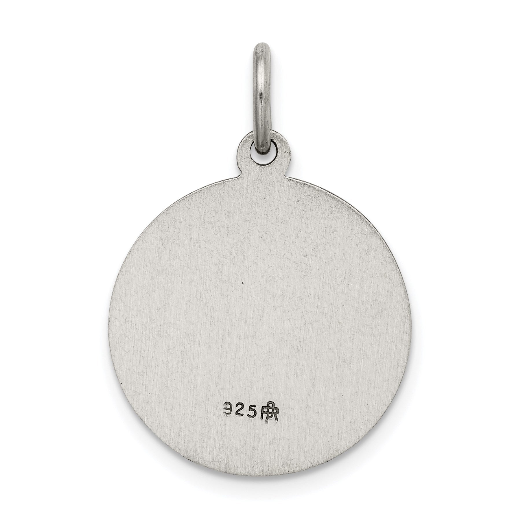 Sterling Silver Antiqued Holy Spirit Medal