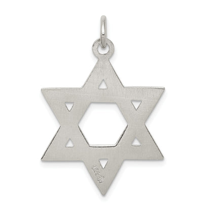 Sterling Silver Star of David Charm