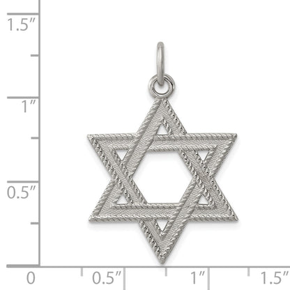 Sterling Silver Star of David Charm