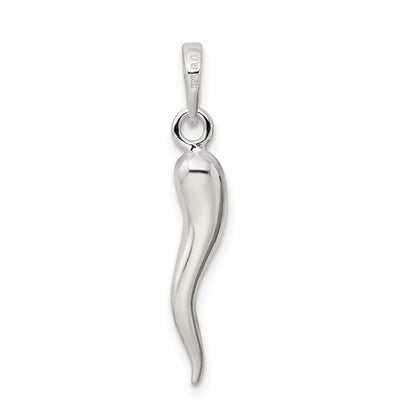 Sterling Silver Italian Horn