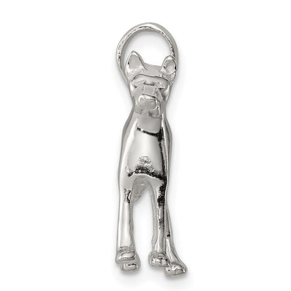 Sterling Silver Great Dane Pendant