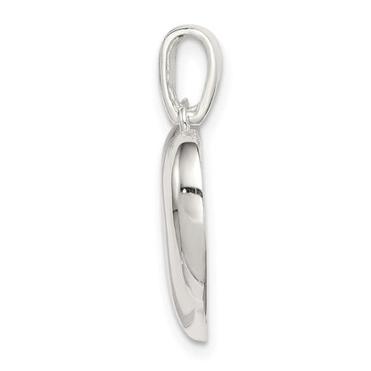 Sterling Silver Polished Heart Pendant