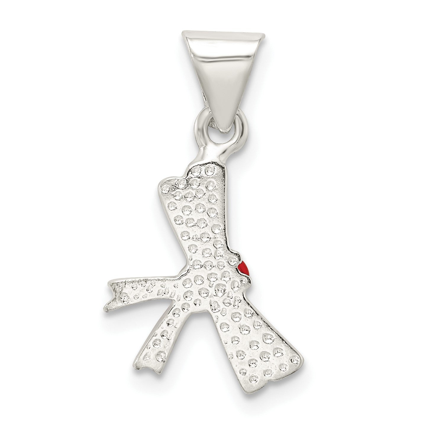 Sterling Silver Enameled Diploma Charm