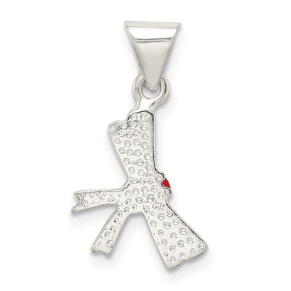 Sterling Silver Enameled Diploma Charm