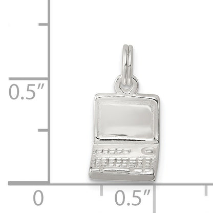 Sterling Silver Laptop Charm