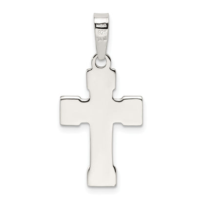 Sterling Silver Polished Cross Pendant