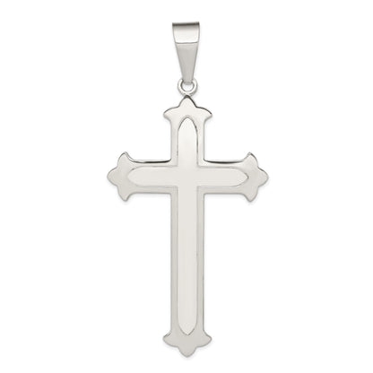 Sterling Silver Polished Cross Pendant