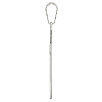 Sterling Silver Polished Cross Pendant