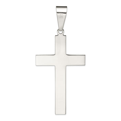 Sterling Silver Polished Cross Pendant