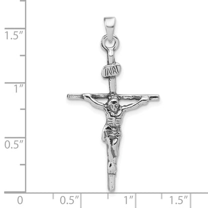 Sterling Silver Antiqued Crucifix Charm