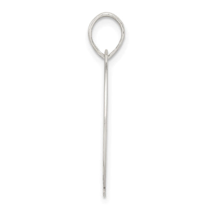 Sterling Silver Polished Me & Mom Pendant