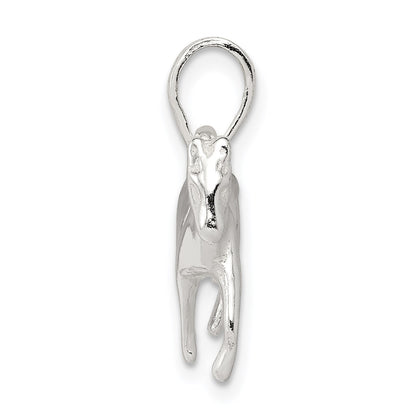 Sterling Silver Polished Horse Pendant