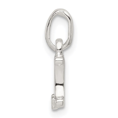 Sterling Silver Letter I with Enamel Pendant