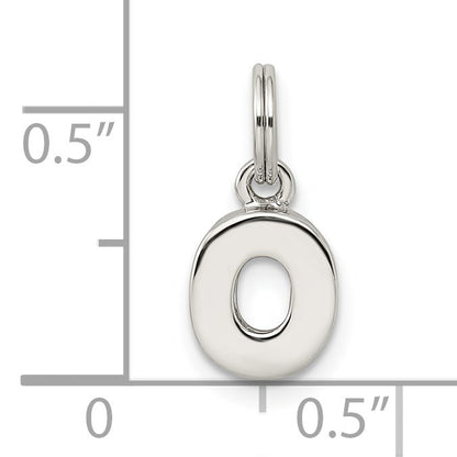 Sterling Silver Letter O Initial Charm
