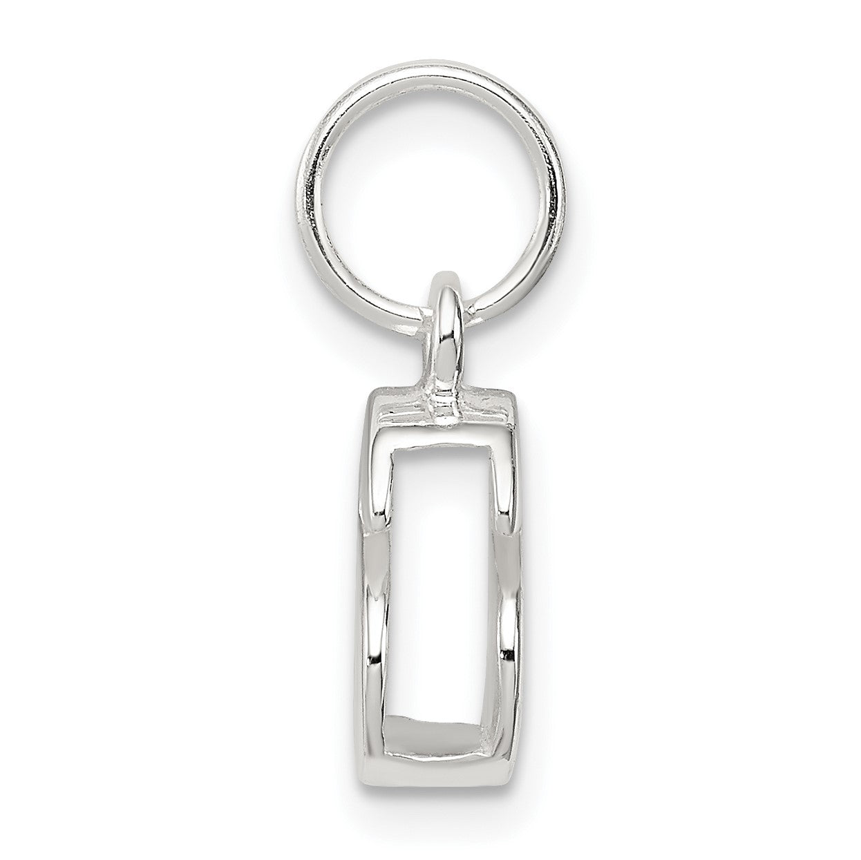 Sterling Silver Letter S Initial Charm