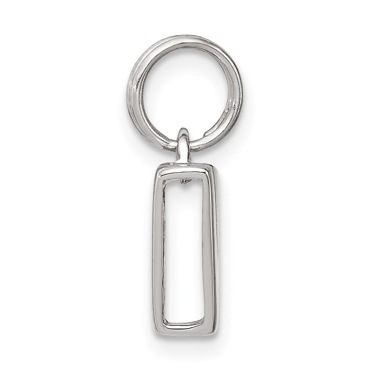 Sterling Silver Letter V Initial Charm