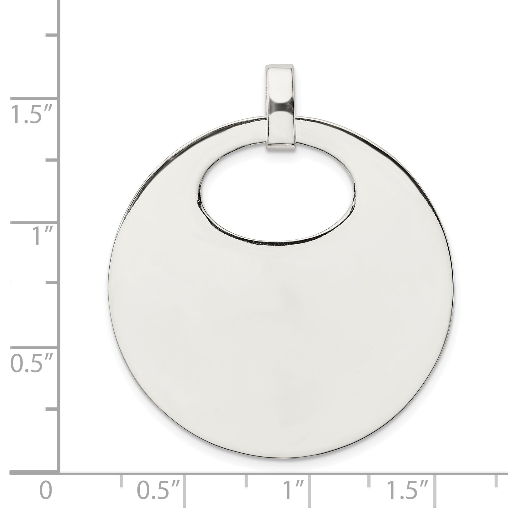 Sterling Silver Polished Pendant