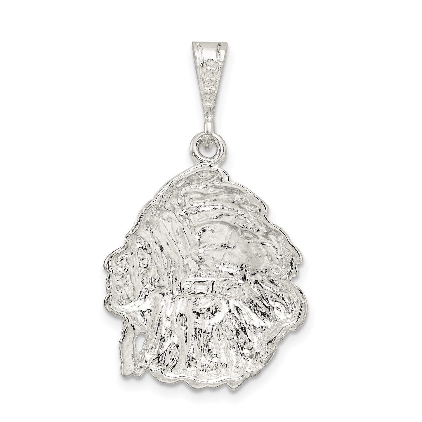 Sterling Silver Polished Man Pendant