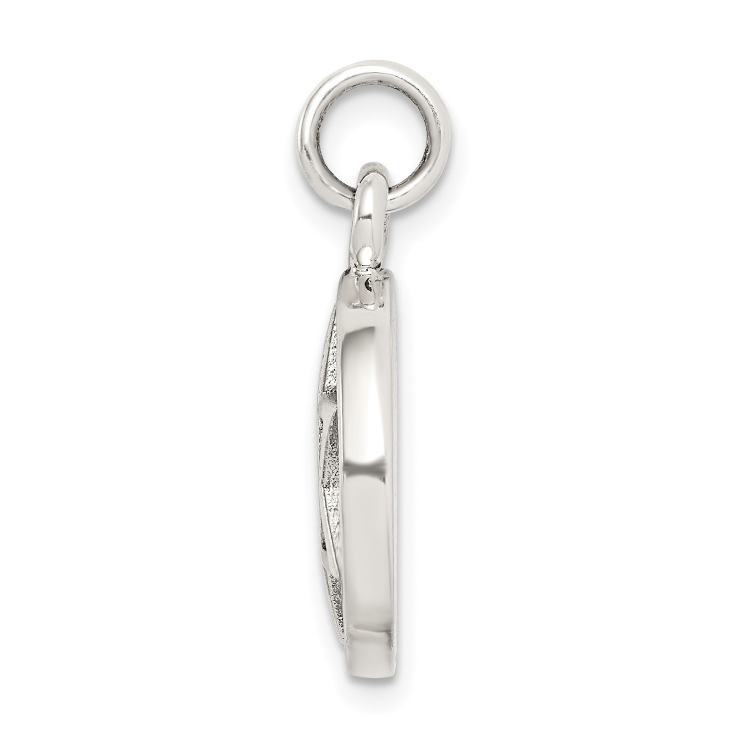 Sterling Silver Antiqued Star of David Pendant