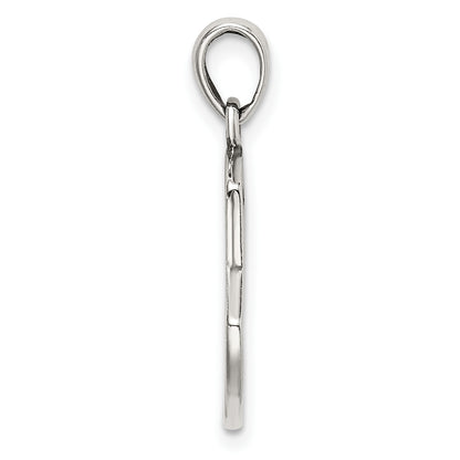 Sterling Silver I LOVE YOU TO THE MOON Antiqued Star and Moon Pendant
