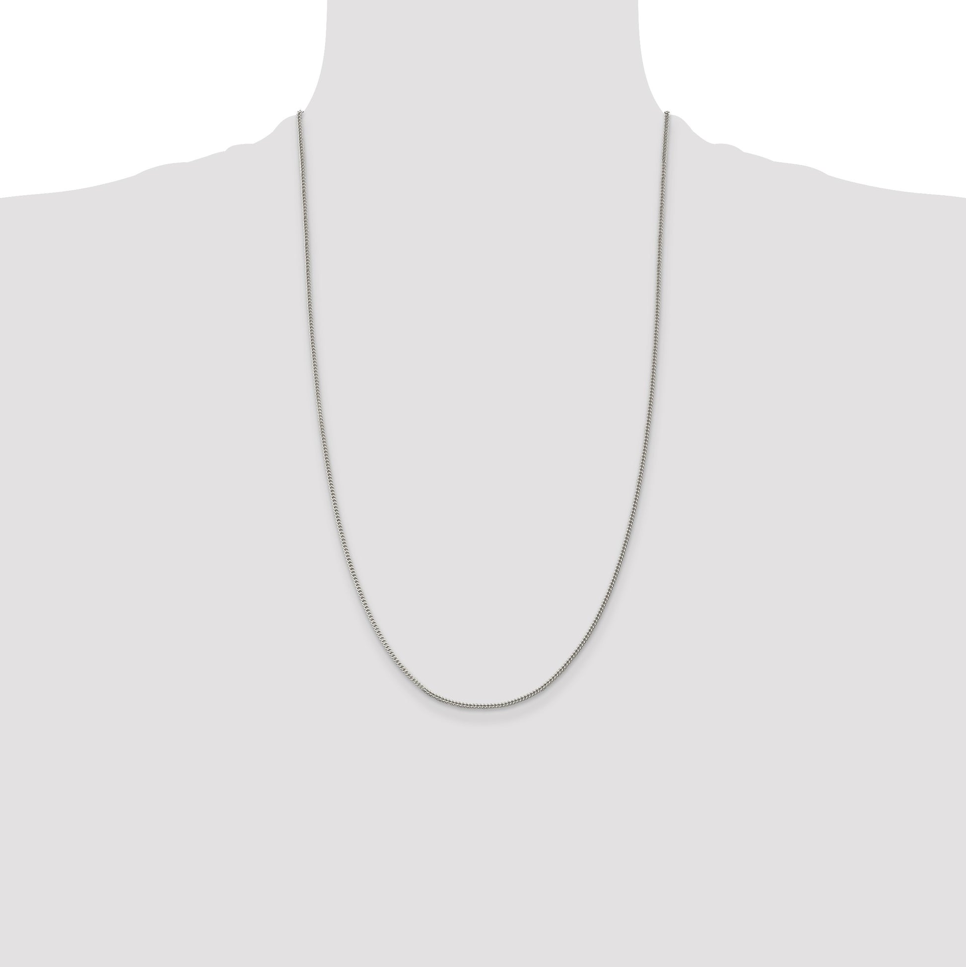 Sterling Silver 1.5mm Curb Chain