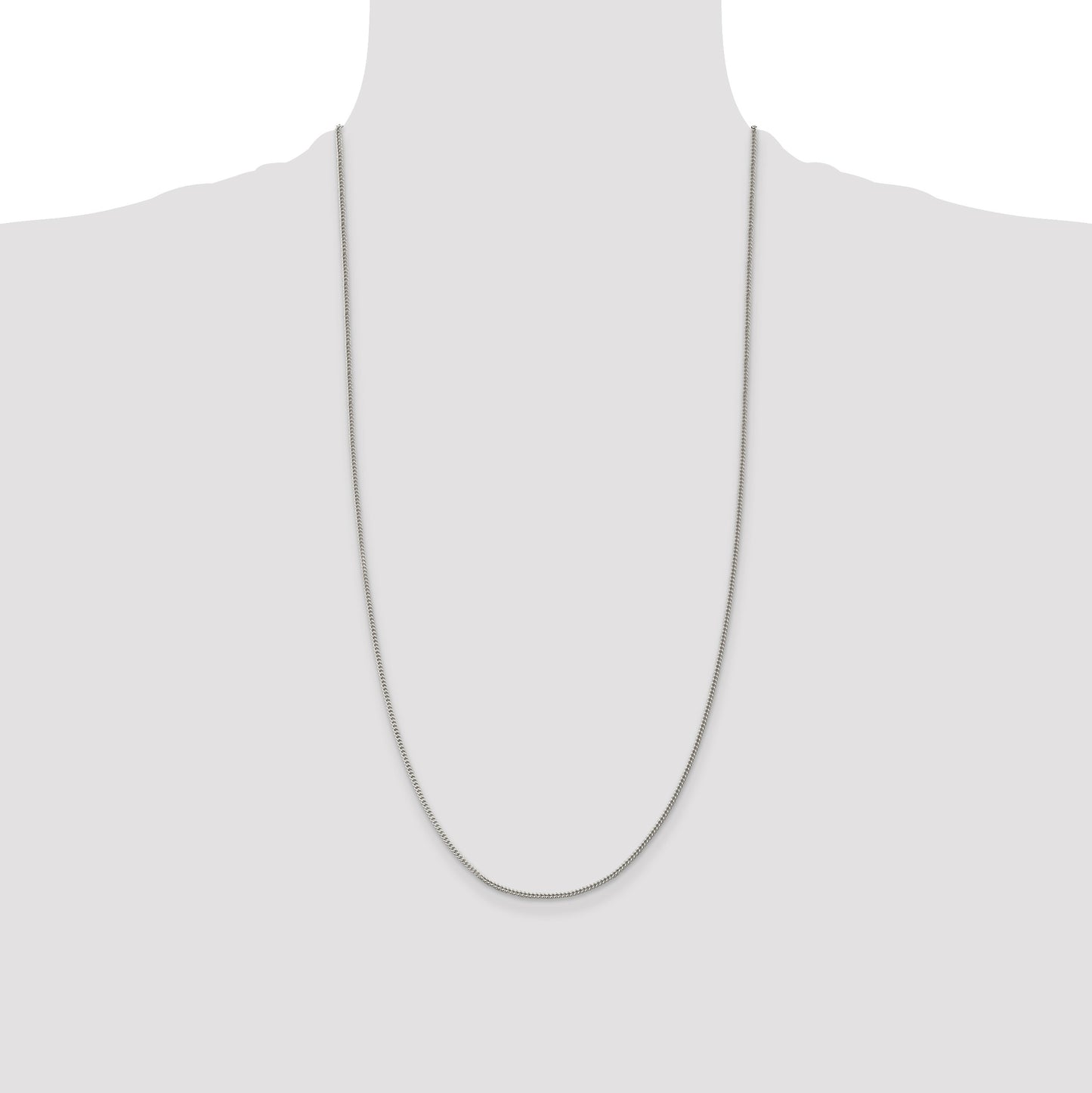 Sterling Silver 1.5mm Curb Chain