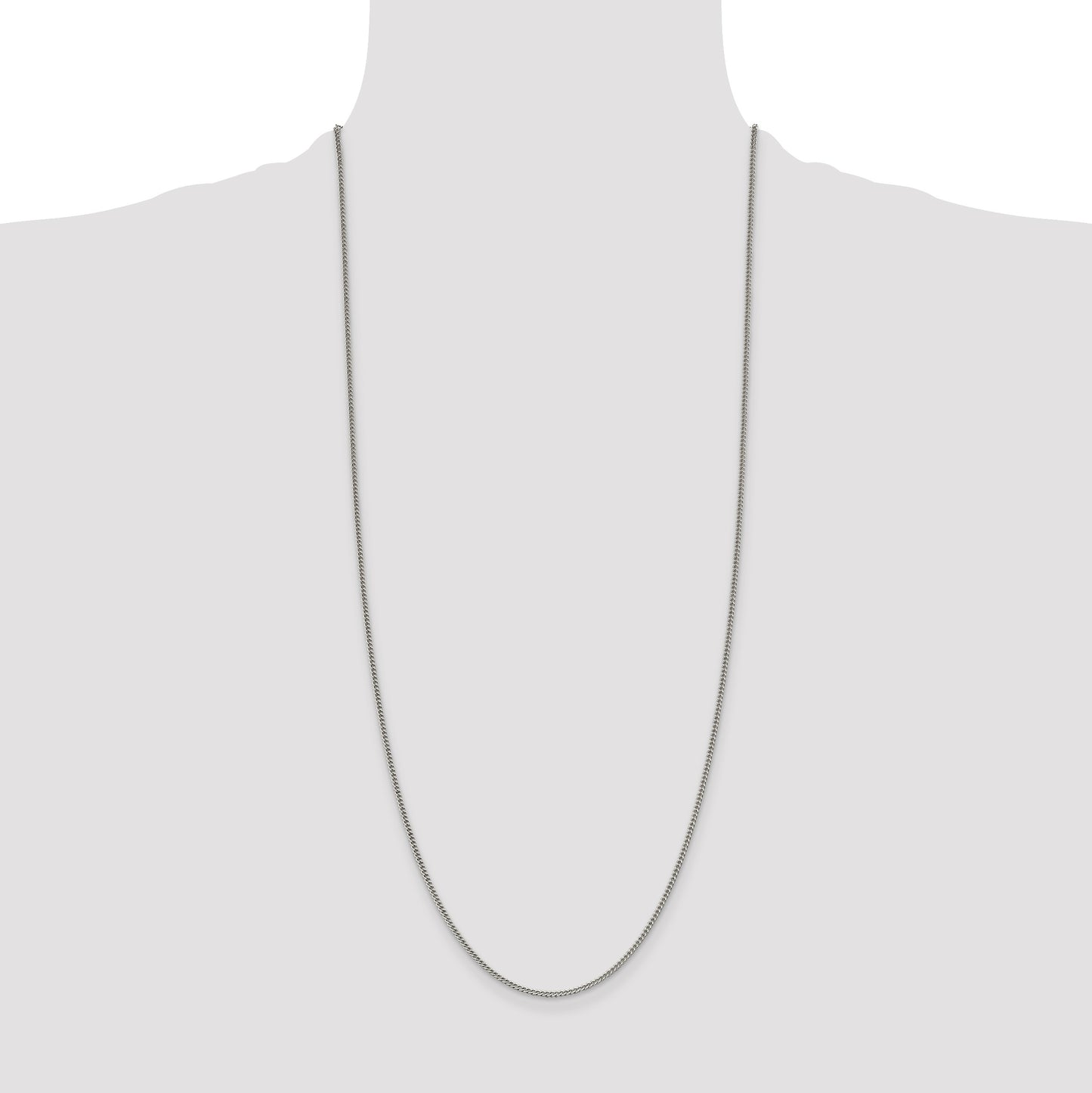 Sterling Silver 1.75mm Curb Chain