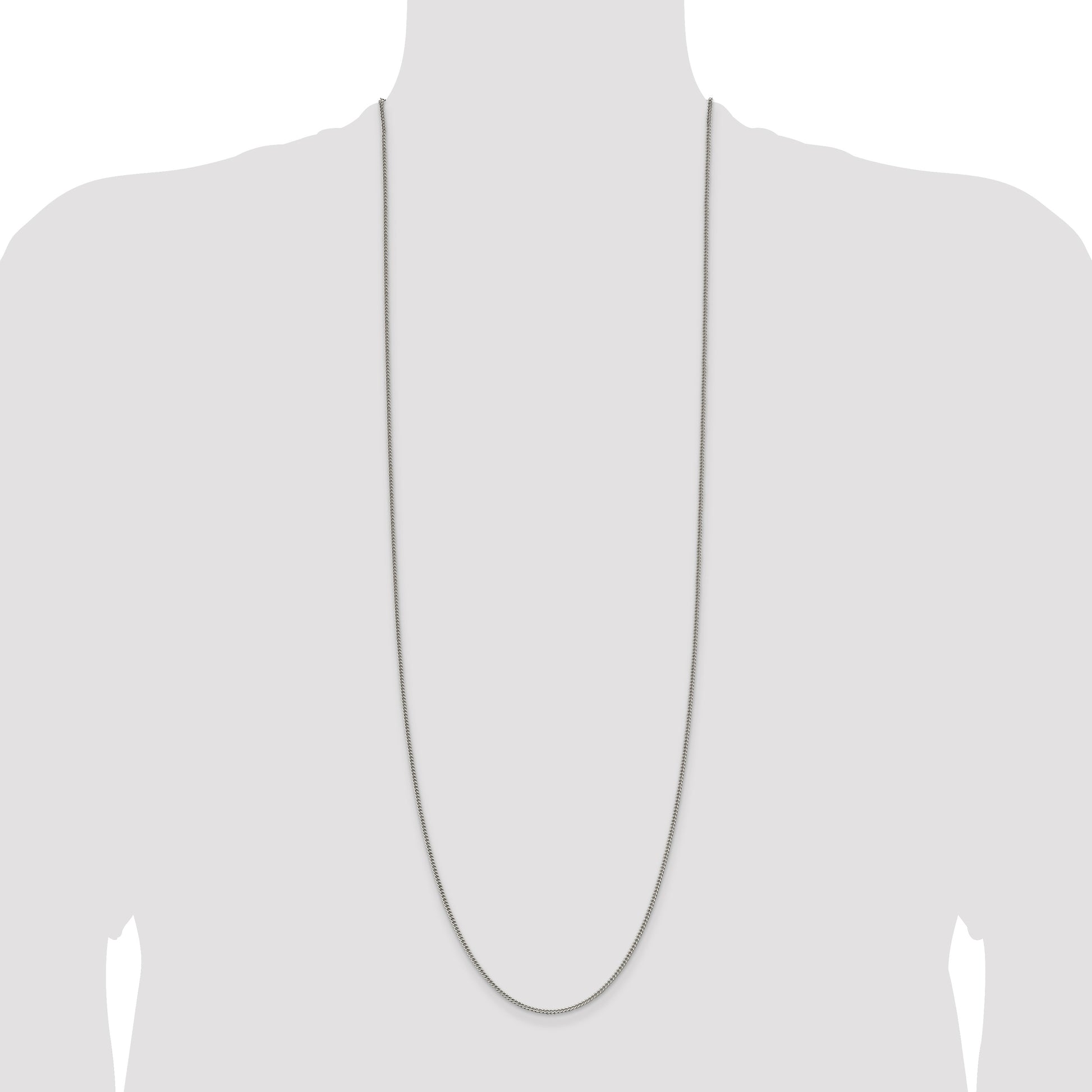 Sterling Silver 1.75mm Curb Chain