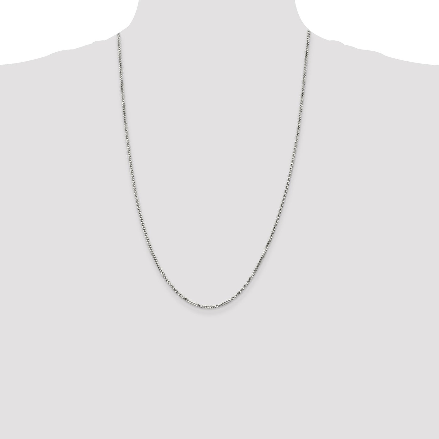 Sterling Silver 2mm Curb Chain