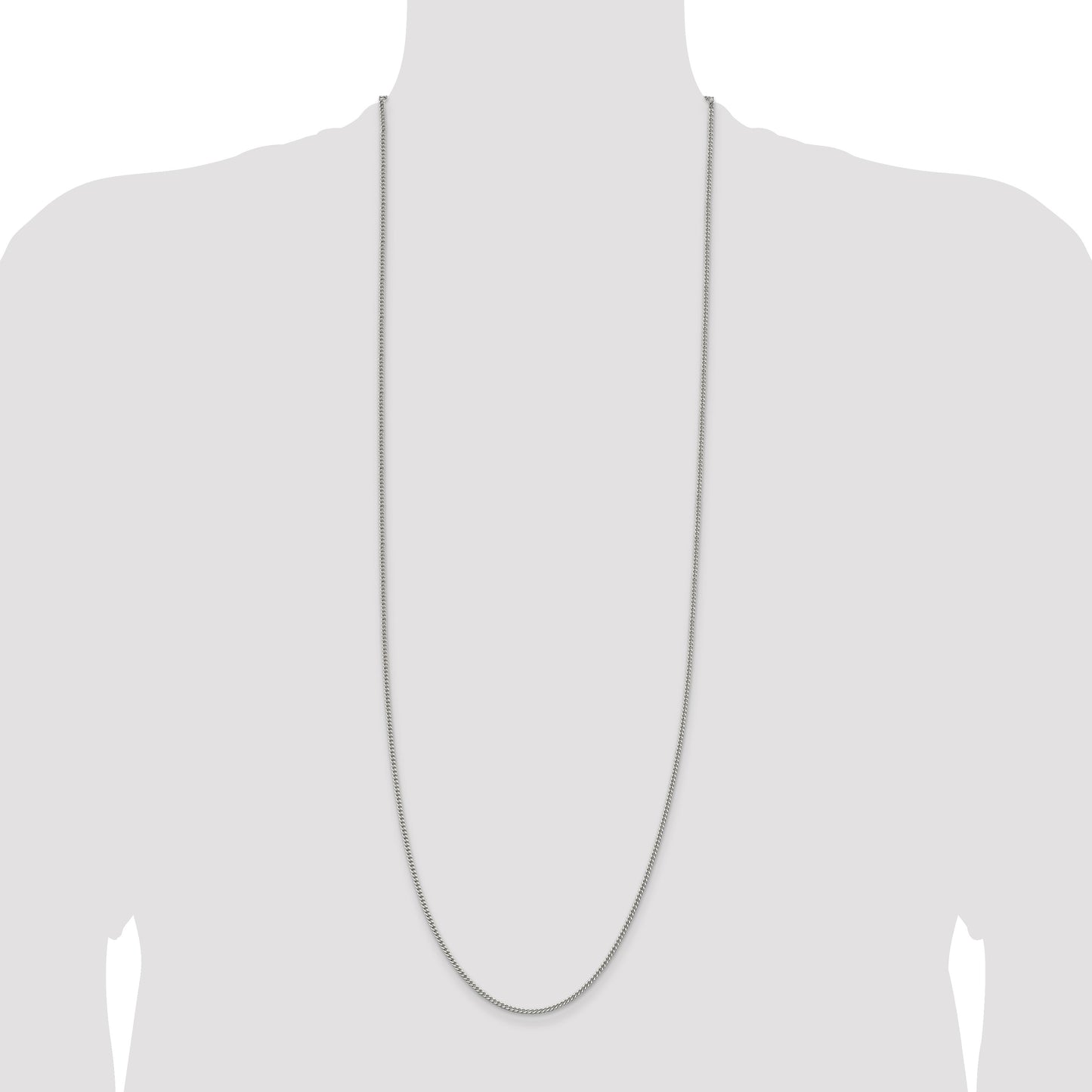 Sterling Silver 2mm Curb Chain
