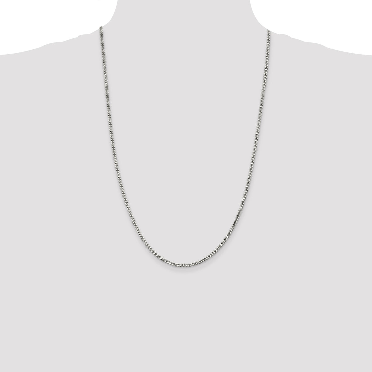 Sterling Silver 3mm Curb Chain